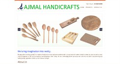 Desktop Screenshot of ajmalhandicrafts.com