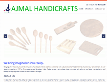 Tablet Screenshot of ajmalhandicrafts.com